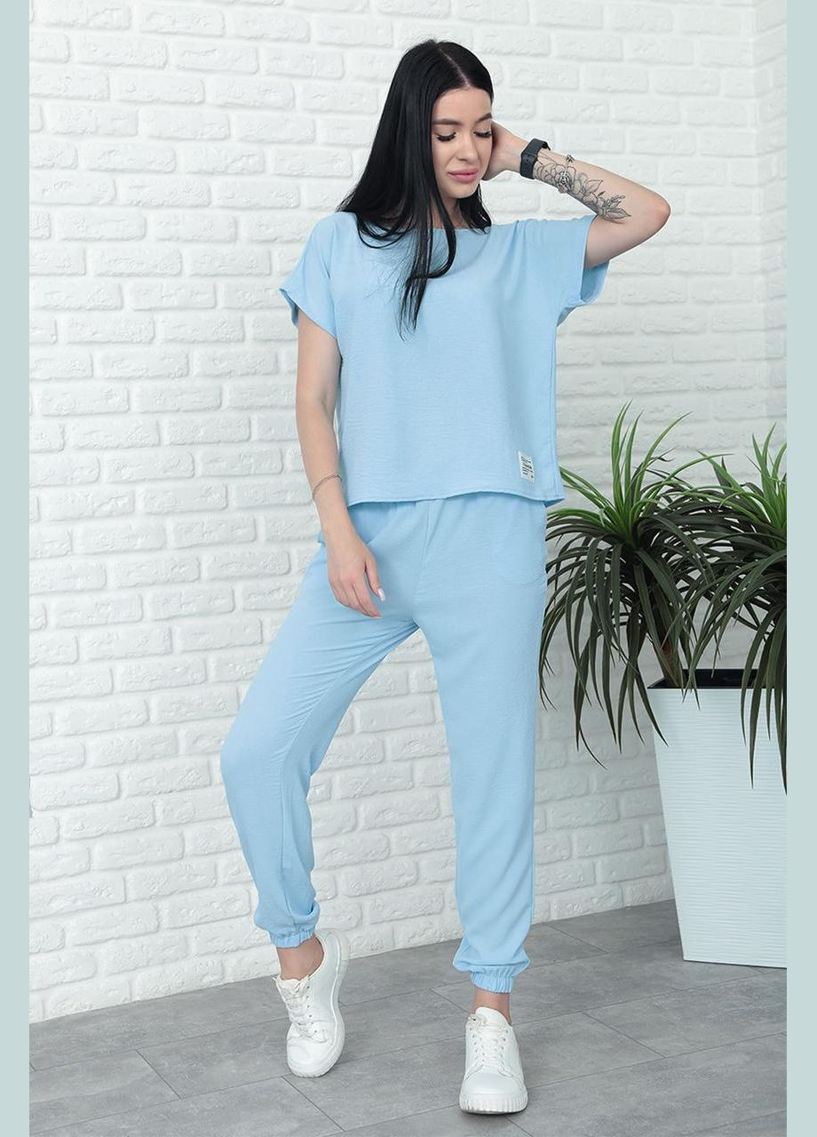 Летний костюм со штанами на резинке Fashion Girl (300775528)