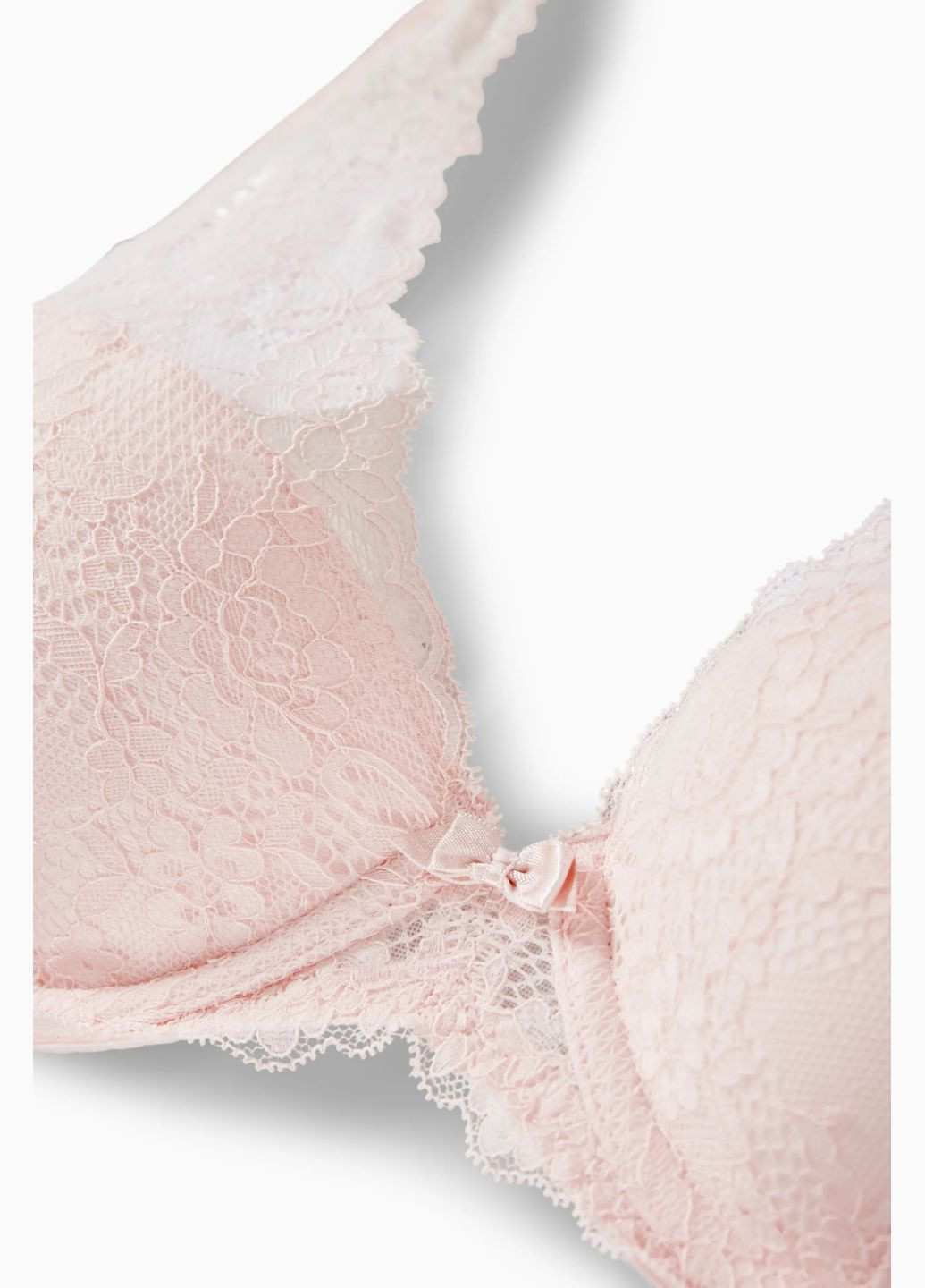 Розовый кружевной бюстгальтер C&A
