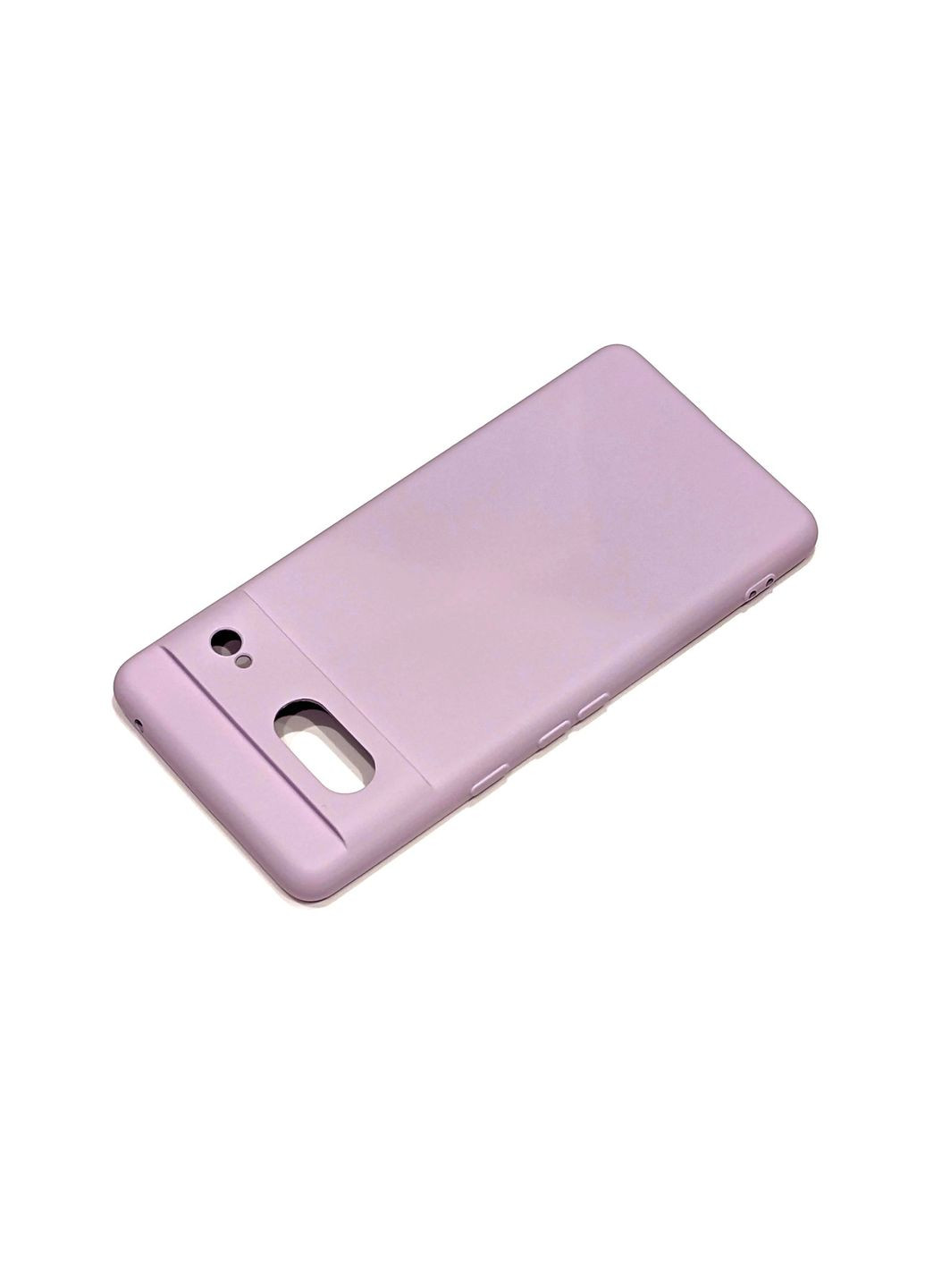 Силиконовый чехол для Google Pixel 7 Сиреневый микрофибра soft touch Viseaon (322212115)