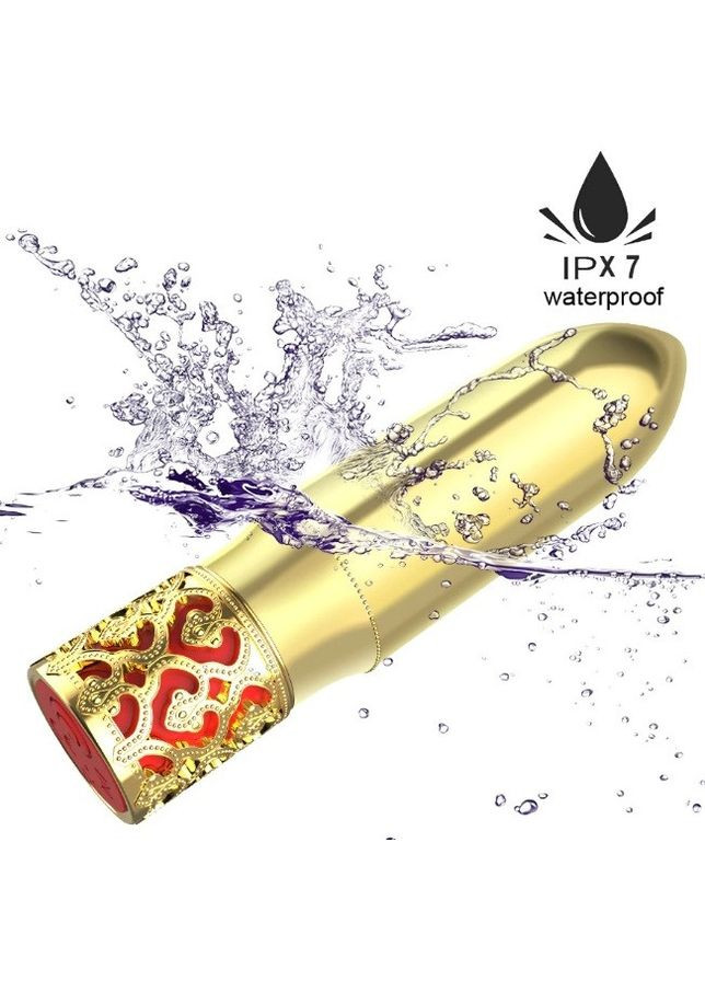 Вибропуля уникального дизайна 7 скоростей USB зарядка + мини-пульт ДУ 108*22 мм HWOK No Brand (329193196)