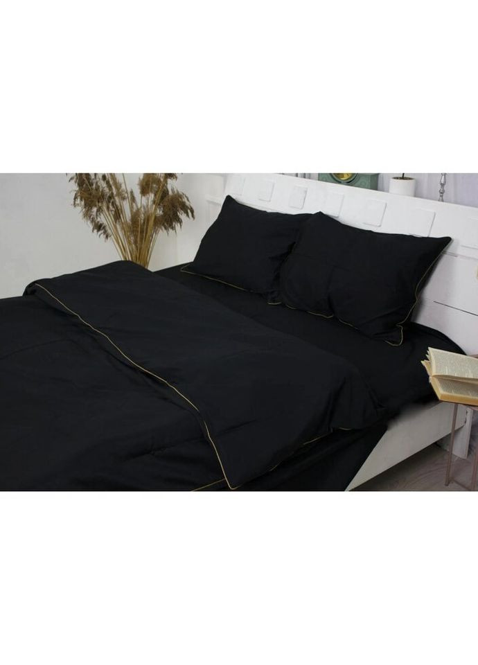 Постельное белье Сатин Premium Corner Black Pearl 160x220 (2200001484344) Mirson (280432342)