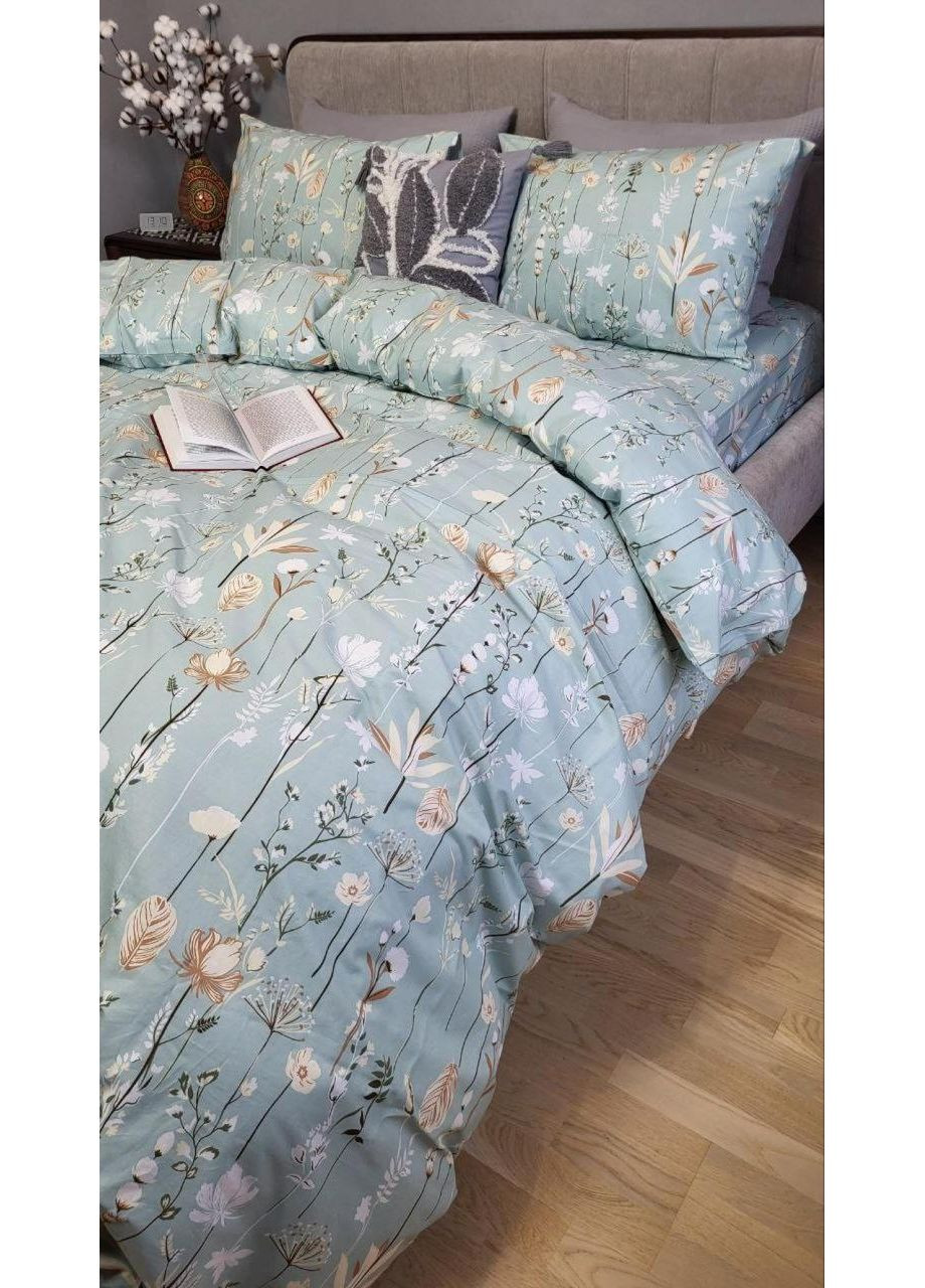 Постільна білизна з резинкою Барви, бязь PREMIUM Двухспальний розмір, наволочки 50/70 No Brand (363193990)