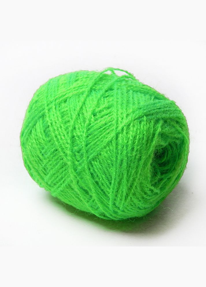 Нитки акрилові для рукоділля, 1 мм, салатові №UК-20, 5 гр No Brand (340483361)