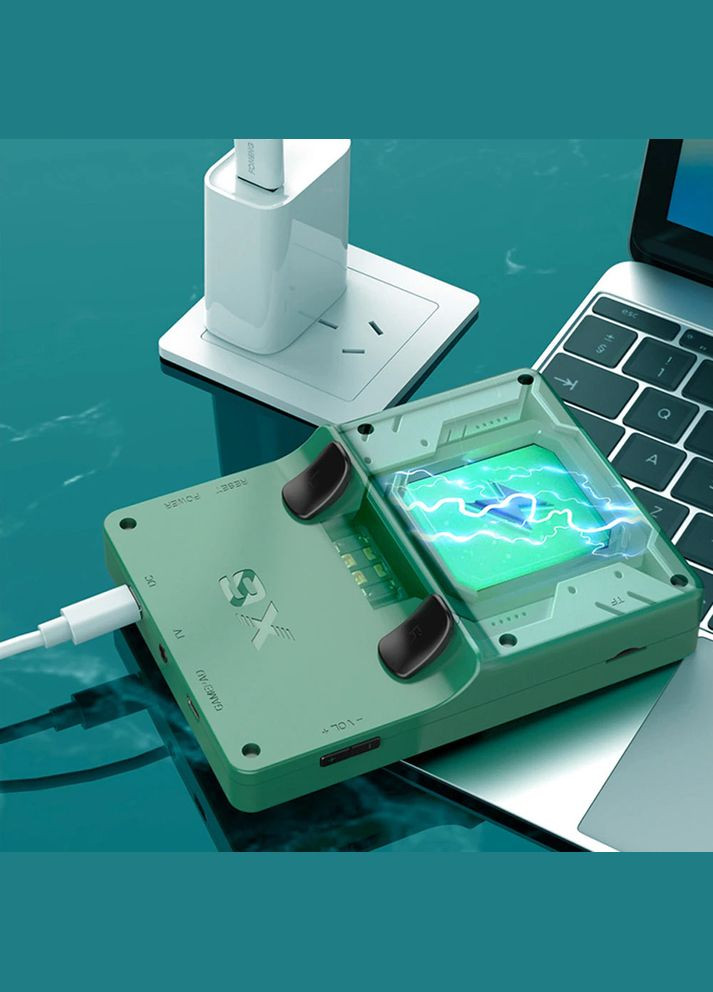 Портативная игровая приставка X6 10000 игр / 3.5'' IPS, 640x480 / AV выход / консоль, ретро / 2000 mAh Green No Brand (322566657)