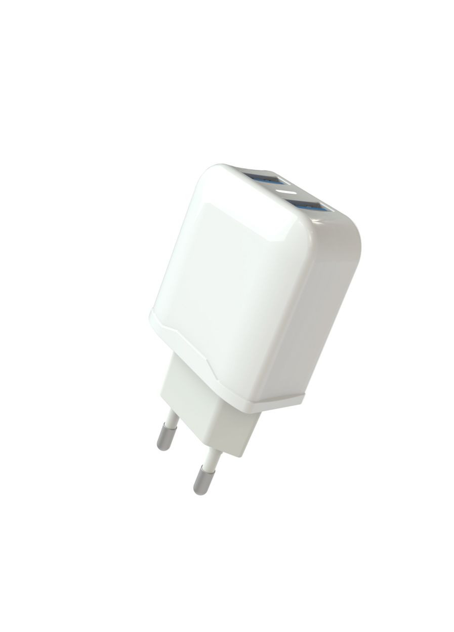 Сетевое зарядное устройство A829 2USB/2.4A- белый Aspor (368561070)