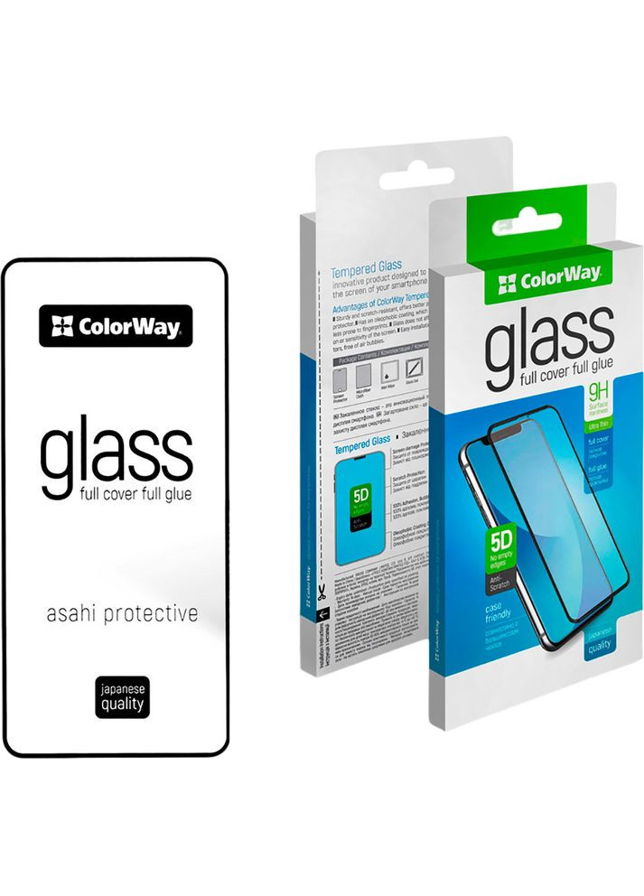 Защитное стекло 9H FC glue Samsung Galaxy M35 Black (CWGSFGSGM356-BK) Colorway (316696575)