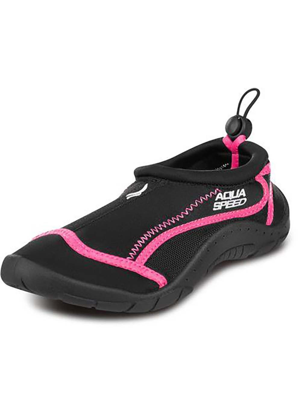 Аквашузи AQUA SHOE MODEL 28D 9561 чорний, рожевий Aqua Speed (367593716)