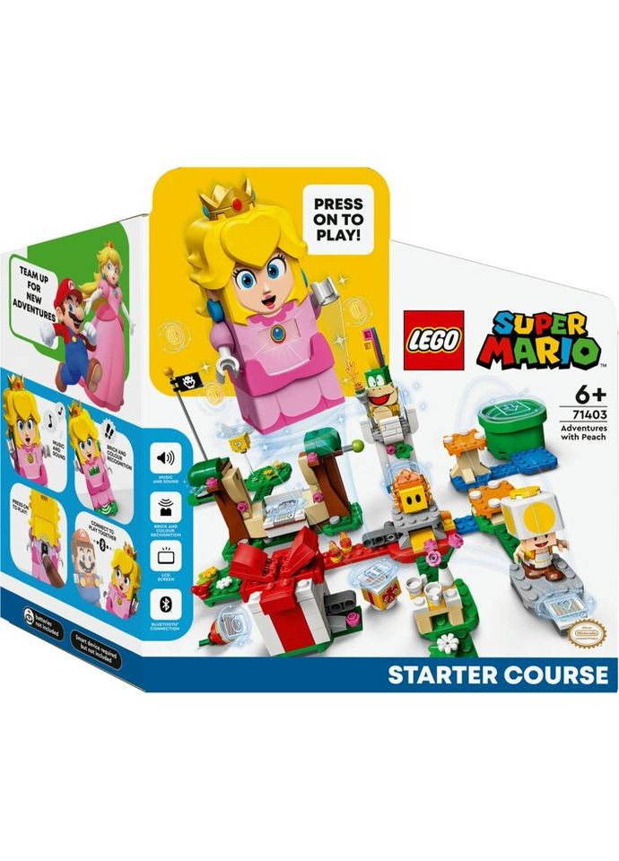 Конструктор Super Mario Стартовый набор «Приключения с Печью» (71403) Lego (281425742)