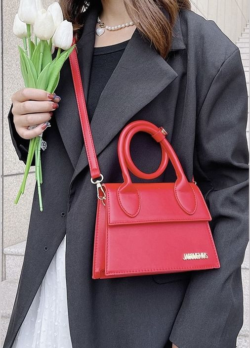 Женская сумочка jacquemus 3006 красная No Brand (296908847)