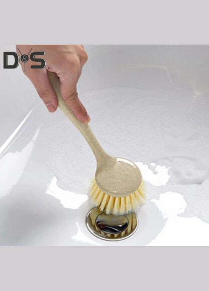 Щітка для миття посуду з жорсткою поліпропіленовою щетиною D&S, 20 см PTR No Brand (317764022)