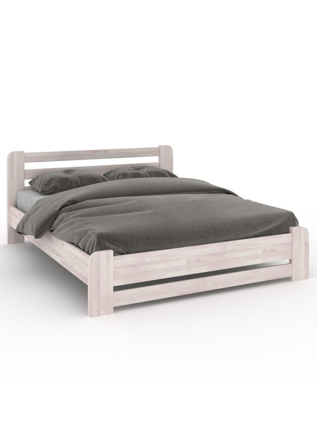 Ліжко Монтана бук 140х200 білий олія Fagus (303724133)