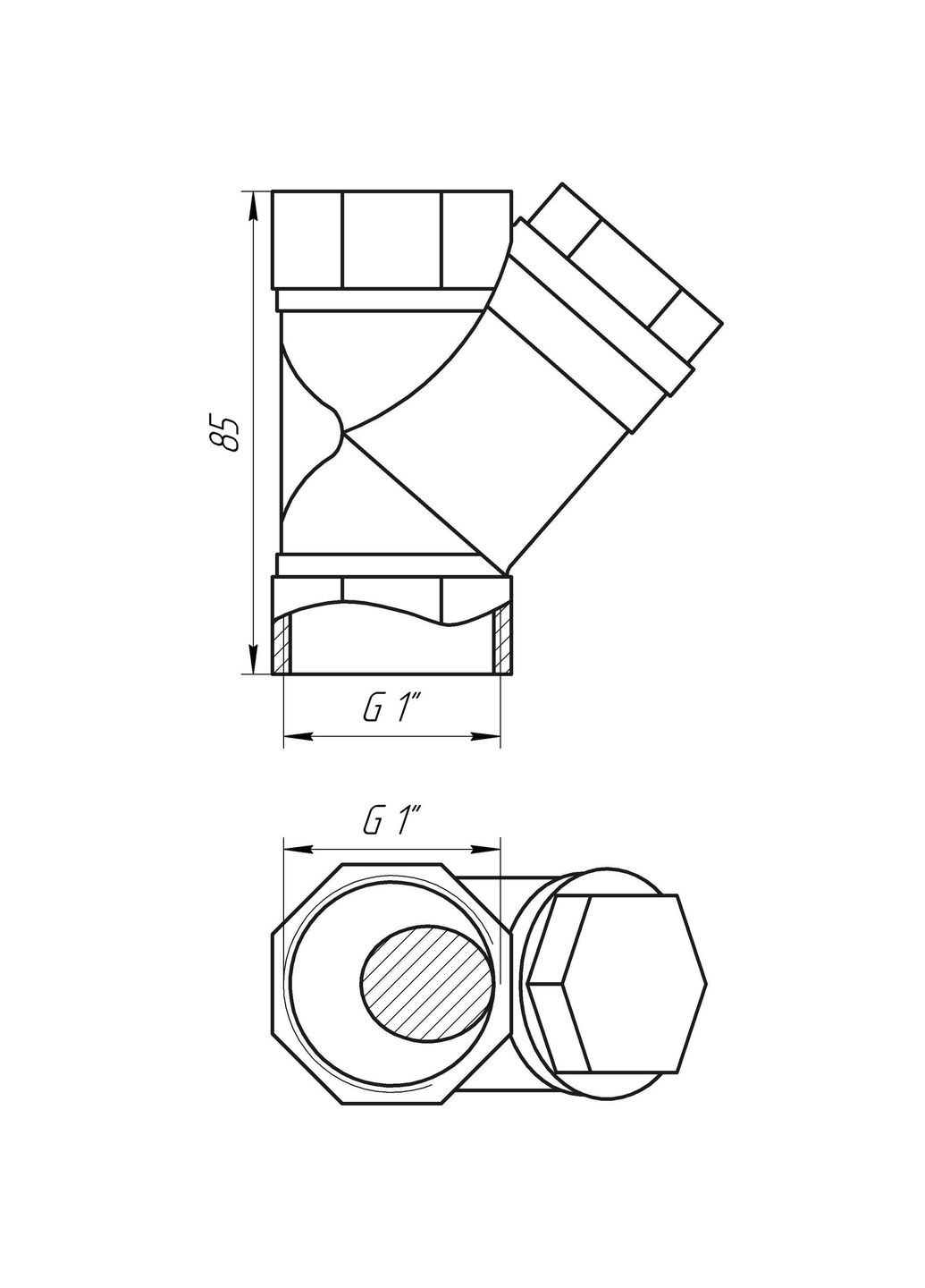 Фільтр грубого очищення 1″ 8011 Solomon (338864373)