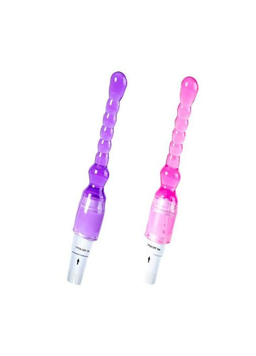 Анальный вибратор - Фиолетовый - 23*2,5 см - Анальные игрушки - (372734120)