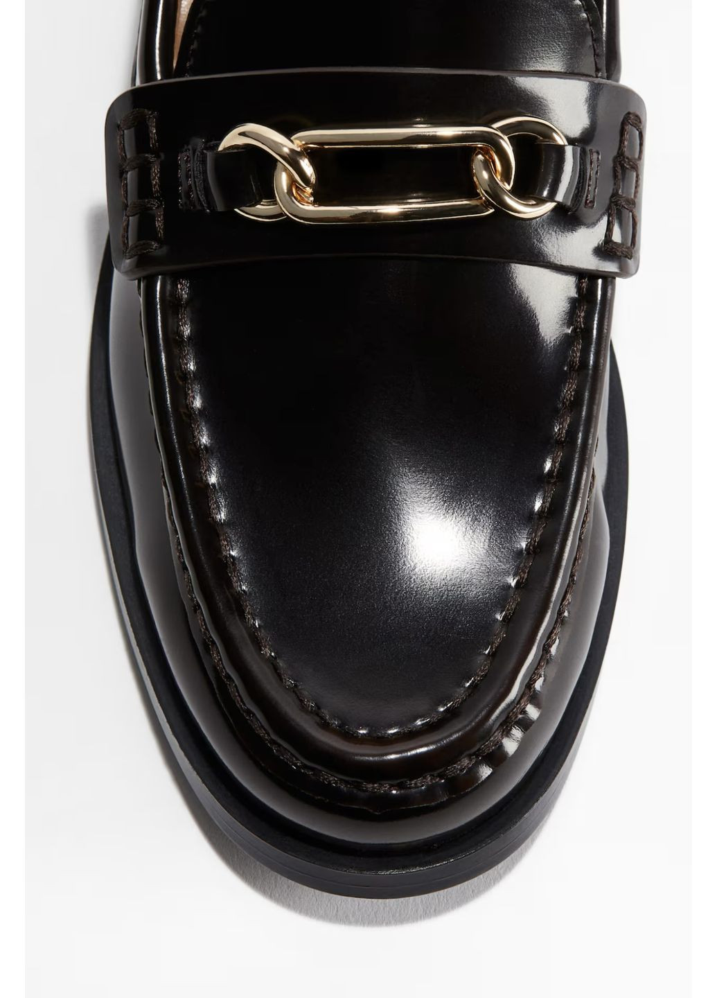 H&M Туфли экологичная кожа коричневый з искусственная кожа, швеция — демисезон (358199864)