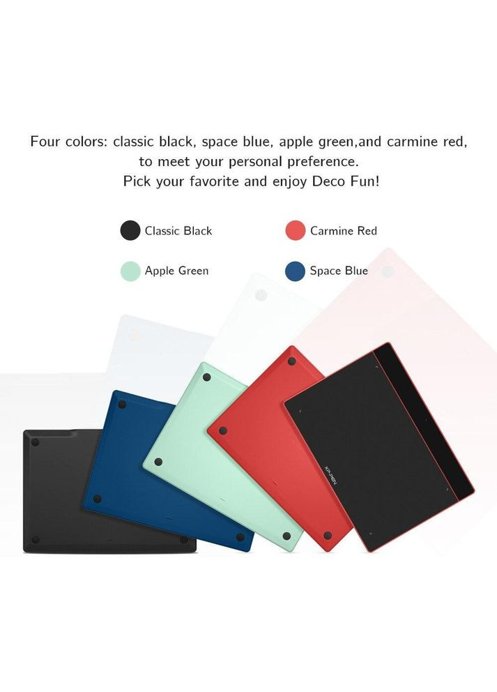 Графічний планшет Deco Fun XS Classic Black для малювання XP-Pen (300577598)