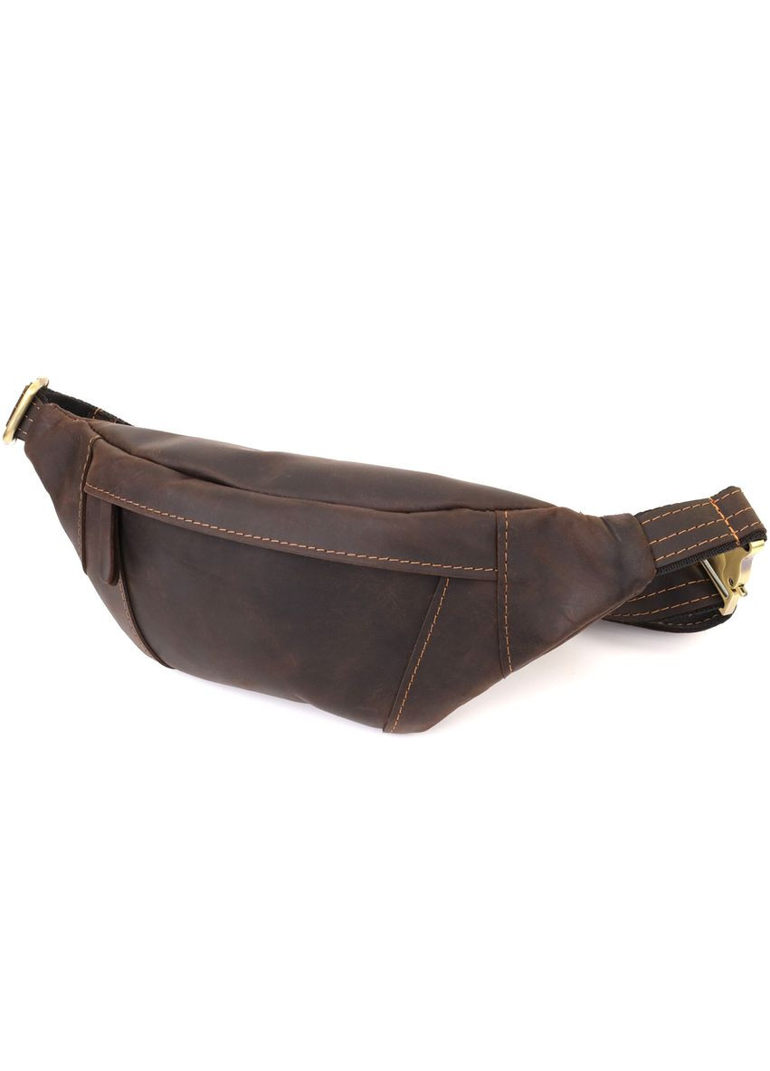 Удобная сумка-бананка для мужчин из натуральной винтажной кожи 23121 Shvigel (366880535)