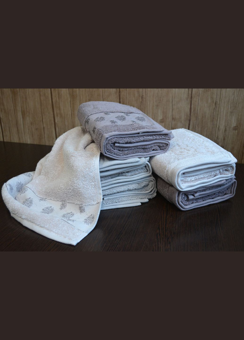 Набор полотенец 50х90 см Lavanta, лицевые 6 шт. Pupilla комбинированный