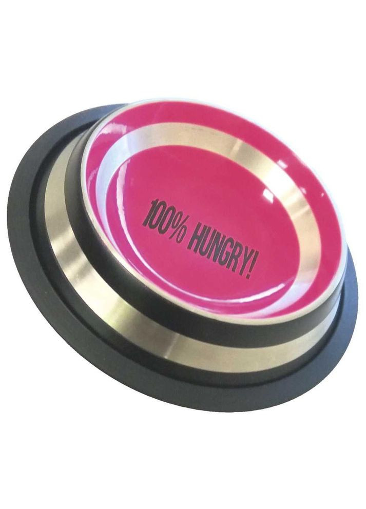 Миска Fancy глазур рожева на гумовій кромці, C6059559 нержавіюча сталь, 0.7 л, 16.5 см Croci (278308143)