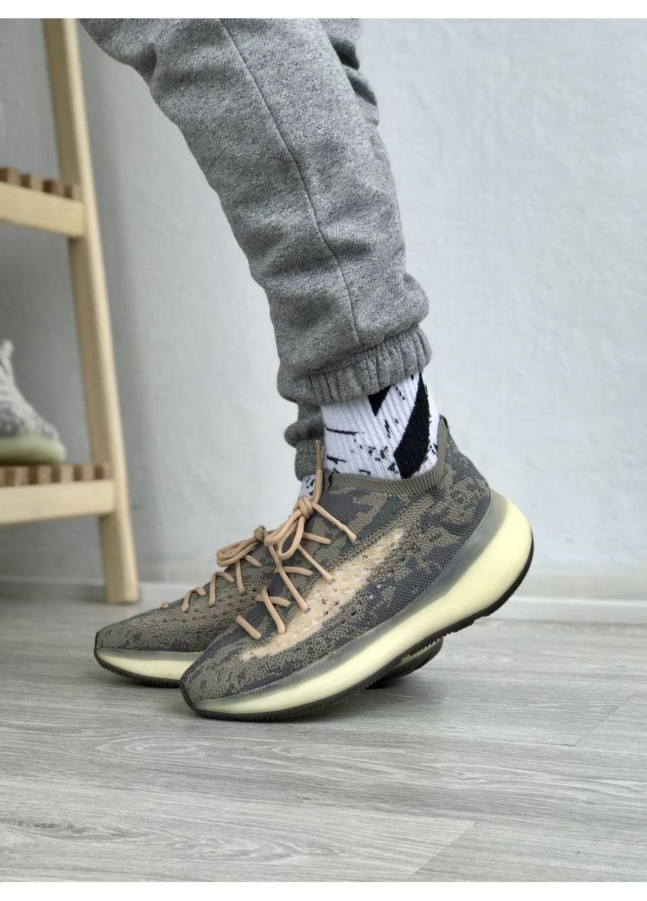 КРОСІВКИ ЖІНОЧІ ADIDAS YEEZY 380 LIGHT BROWN АДІДАС ІЗІ БУСТ No Brand коричневі демісезони (368867734)