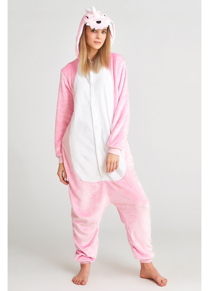 Піжама кігурумі Рожевий дракон S (145-155 см) Jamboo (369669235)