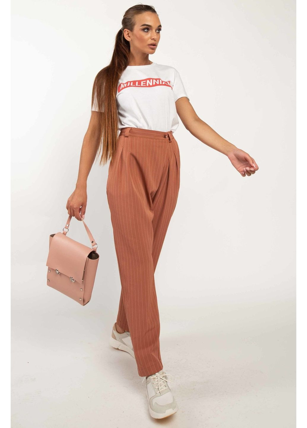 Жіночі брюки на запах Берді з високою посадкою (БР 0520) RiMari (366873120)