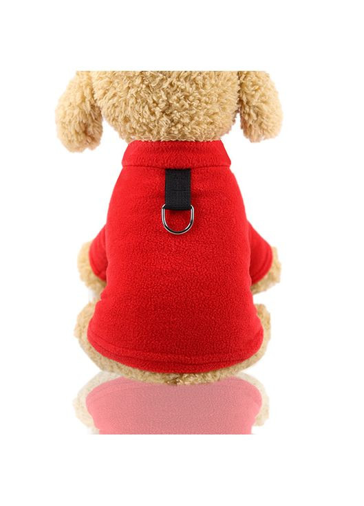 Кофта для собак с кольцом для поводка Pet Style Красная XS No Brand - (323236515)
