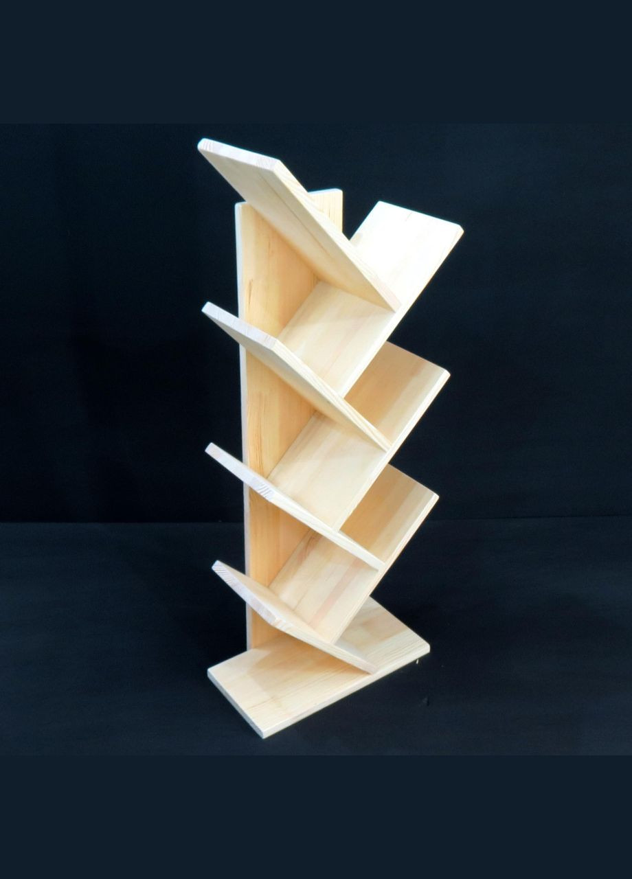 Книжный стеллаж из дерева Мураками 7 бланже (КПС-700901) No Brand (328076533)