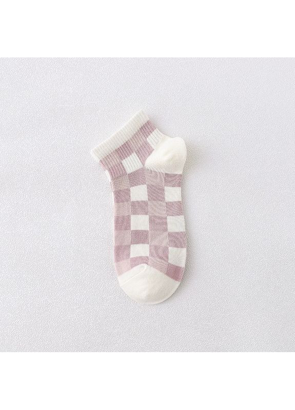 Фіолетові шкарпетки жіночі фіолетові (1066/2) клітинка (370289548)