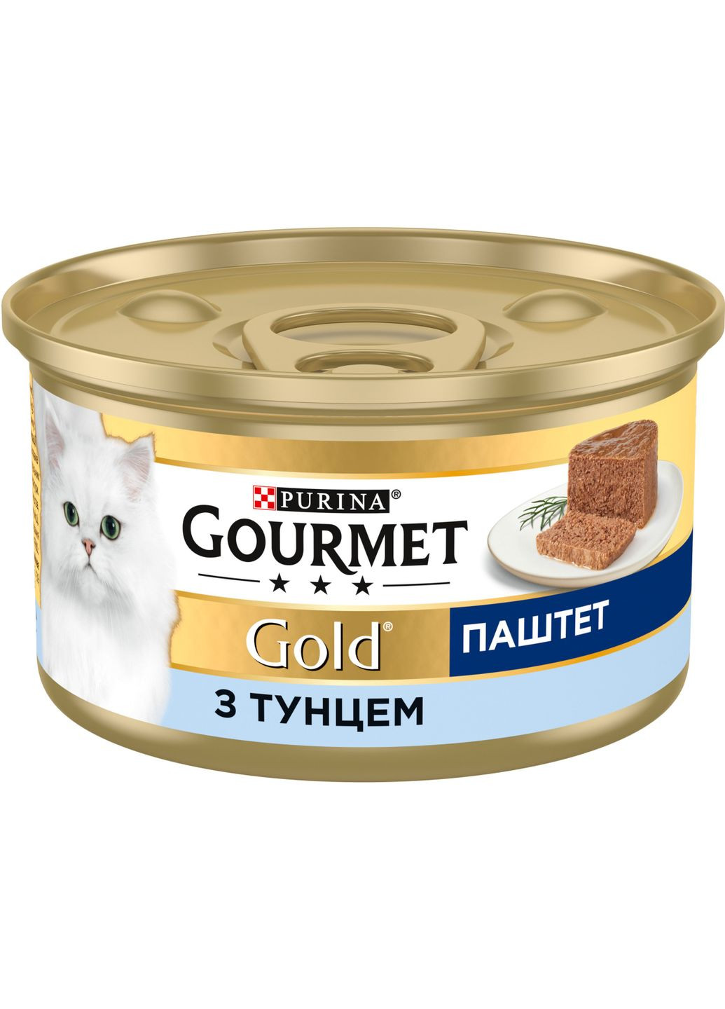 Упаковка вологого корму для кішок Purina Gold Паштет з тунцем 24 шт по 85 г Gourmet (314710201)