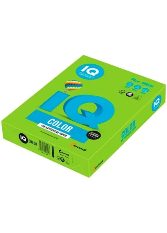 Бумага IQ color А4 intensive, 80g 500листов, Green linden (LG46/A4/80/IQ) Mondi (399653215)
