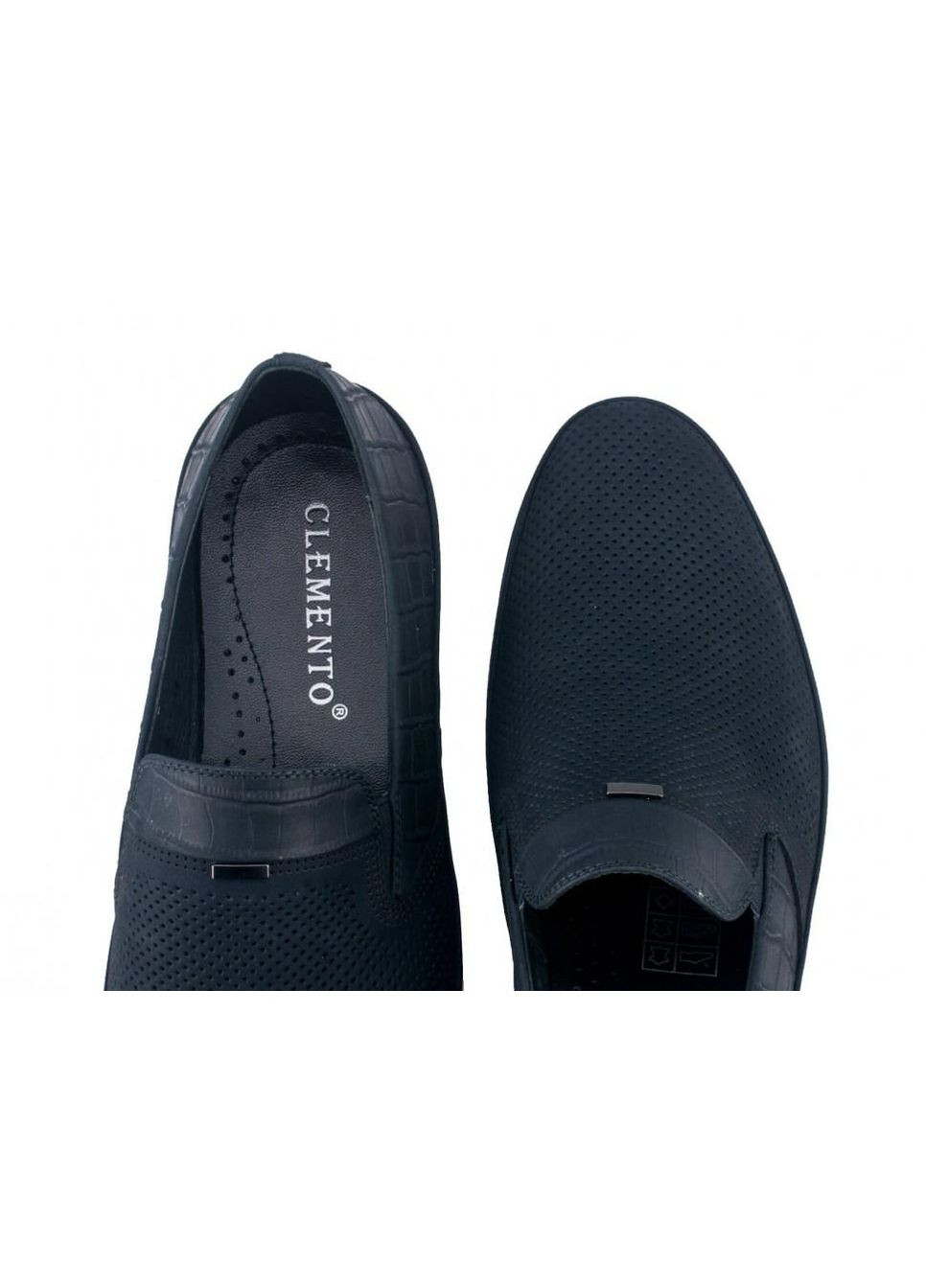 Темно-синие туфли 7182310 43 цвет тёмно-синий Clemento