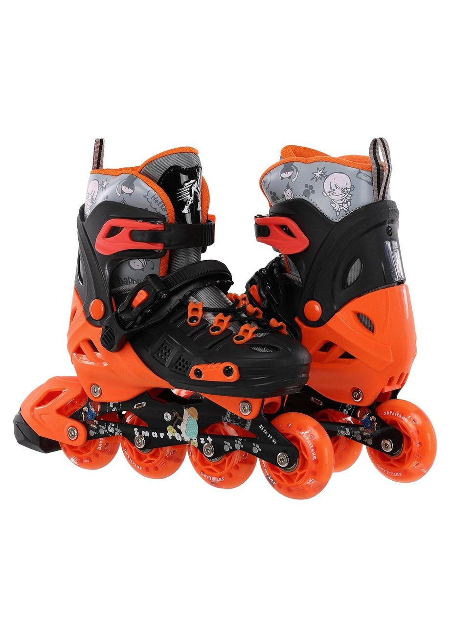 Роликовые коньки раздвижные Smart 155K Черный L ( ) Ghost (346490487)