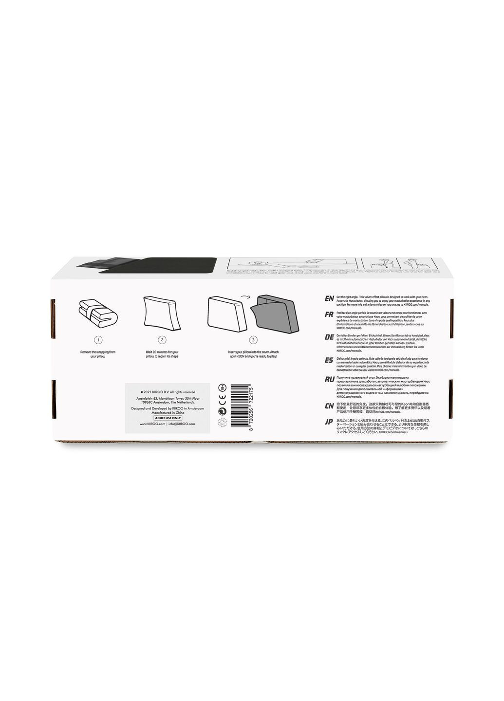 Подушка з кріпленням для мастурбатора Keon Pillow and Strap, 3 позиції Kiiroo (369948808)