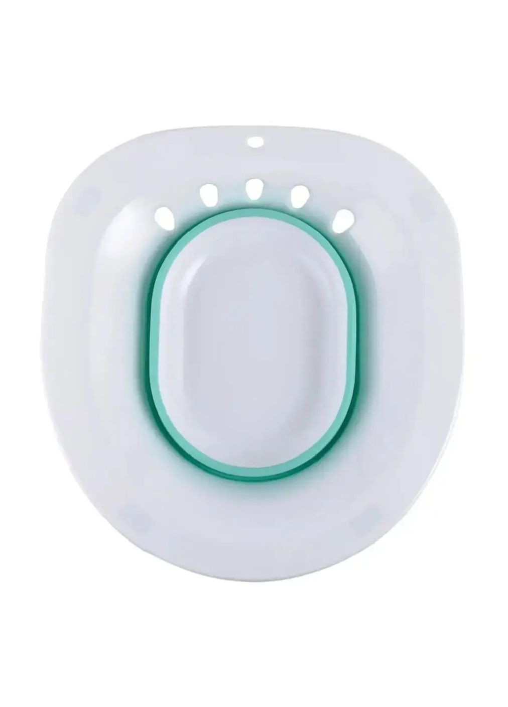 Ванночка пластиковая для гигиенических процедур на унитаз складная конструкция с системой слива воды 39х36,5х12 см (479418-Prob) Unbranded (318097512)