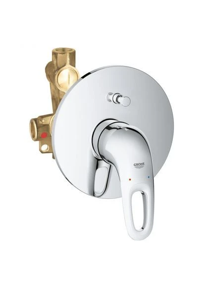 Смеситель для ванны EUROSTYLE, хром, скрытый монтаж Grohe (401619047)