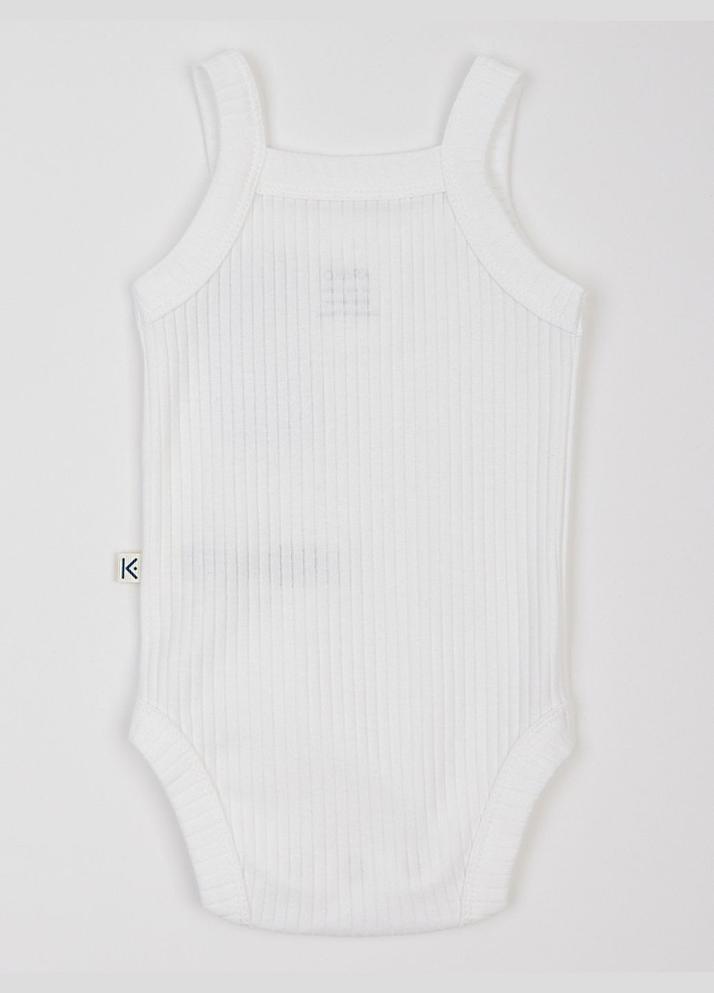 Боди-майка детская белая с пуговицами фактурная KRAKO (322720058)