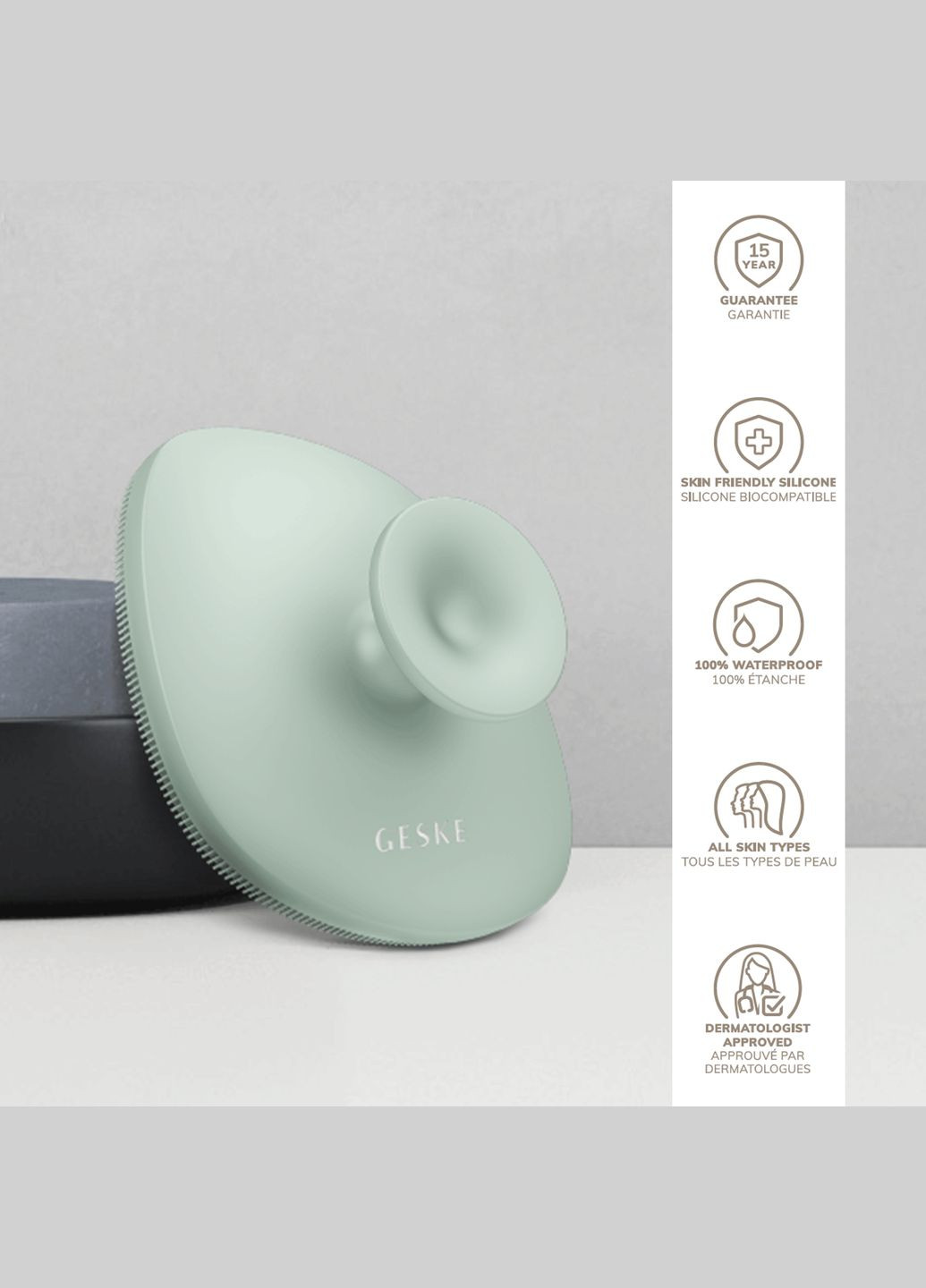 Щітка для тіла Body Brush 4в1 green GESKE (341525950)