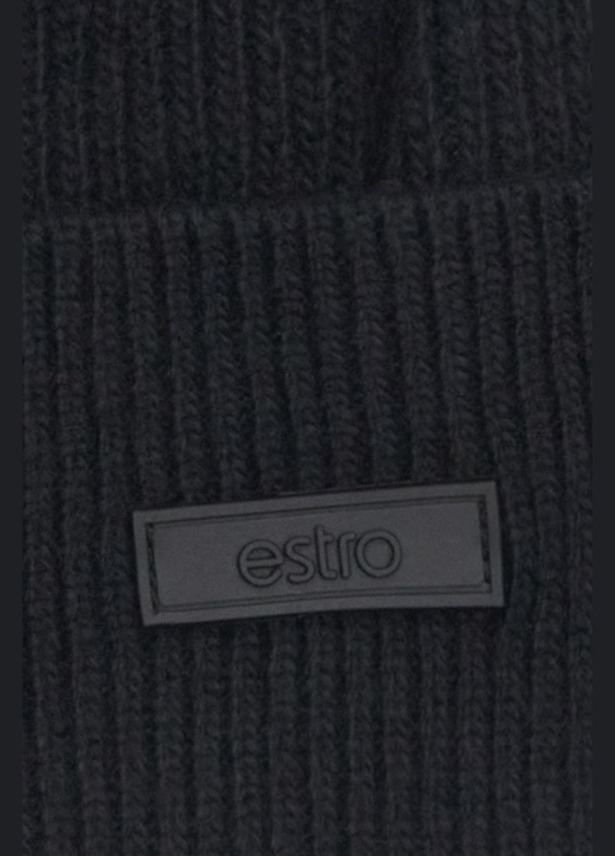 Шапка, колір чорний Estro (324030671)