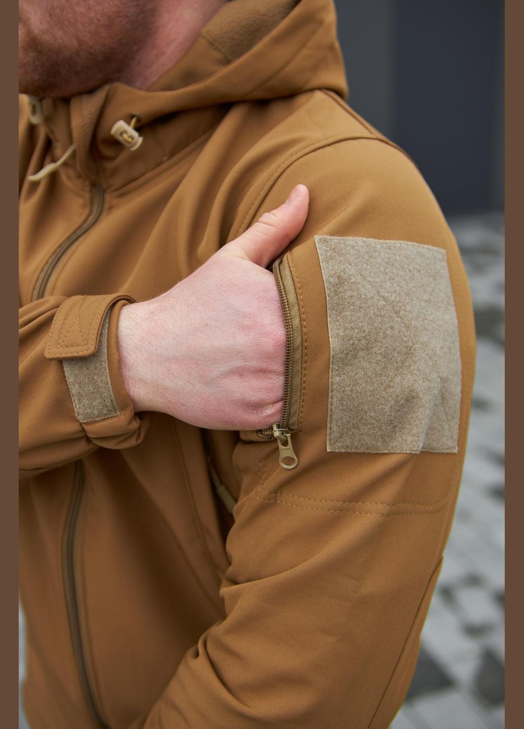 Тактична куртка Sof-shell койот UA (303700974)