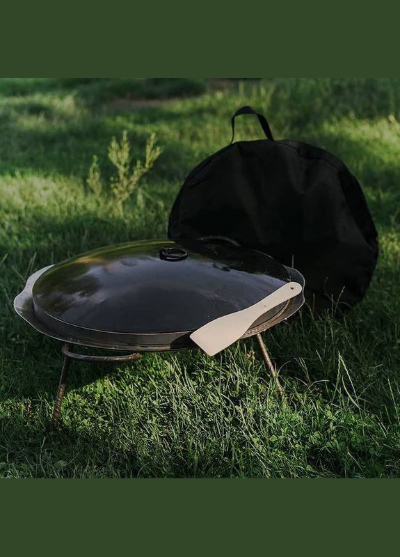 Сковорода "Ромашка" с бортиком 50 см + Крышка + Чехол Boro (346531988)