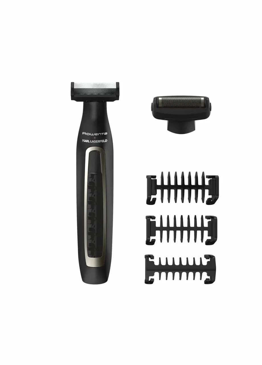Тример Karl Lagerfeld Forever Sharp, для бороди, вусів, акум., роторний мотор, насадок-4, титан.напил., Rowenta (314833130)