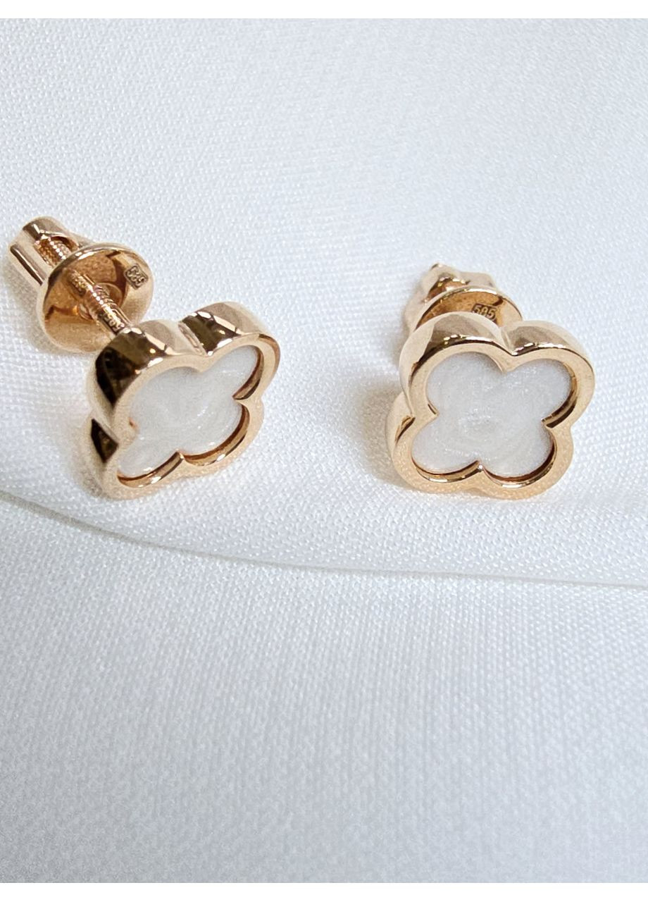 Золотые серьги-подвески с фианитами. Столична Ювелірна Фабрика (355795728)