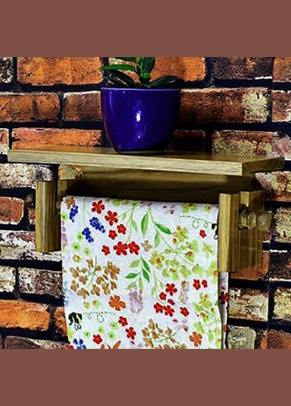 Держатель для бумажных полотенец из дерева Эбрахам мускат (ДКП-001607) No Brand (327865011)