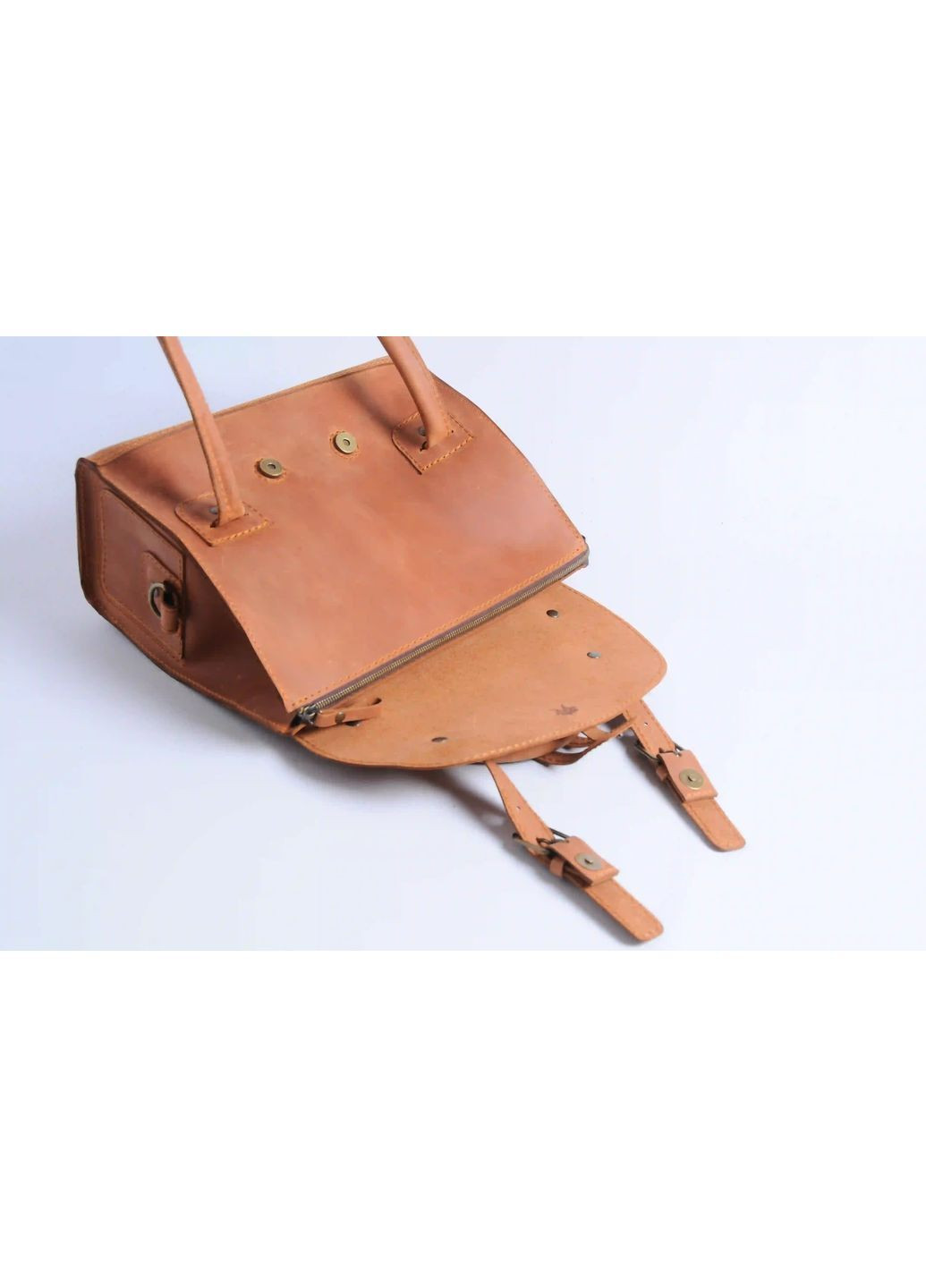 Сумка-саквояж ручної роботи з високоякісної натуральної шкіри "крейзі хорс" Helen Саквояж (370785193)