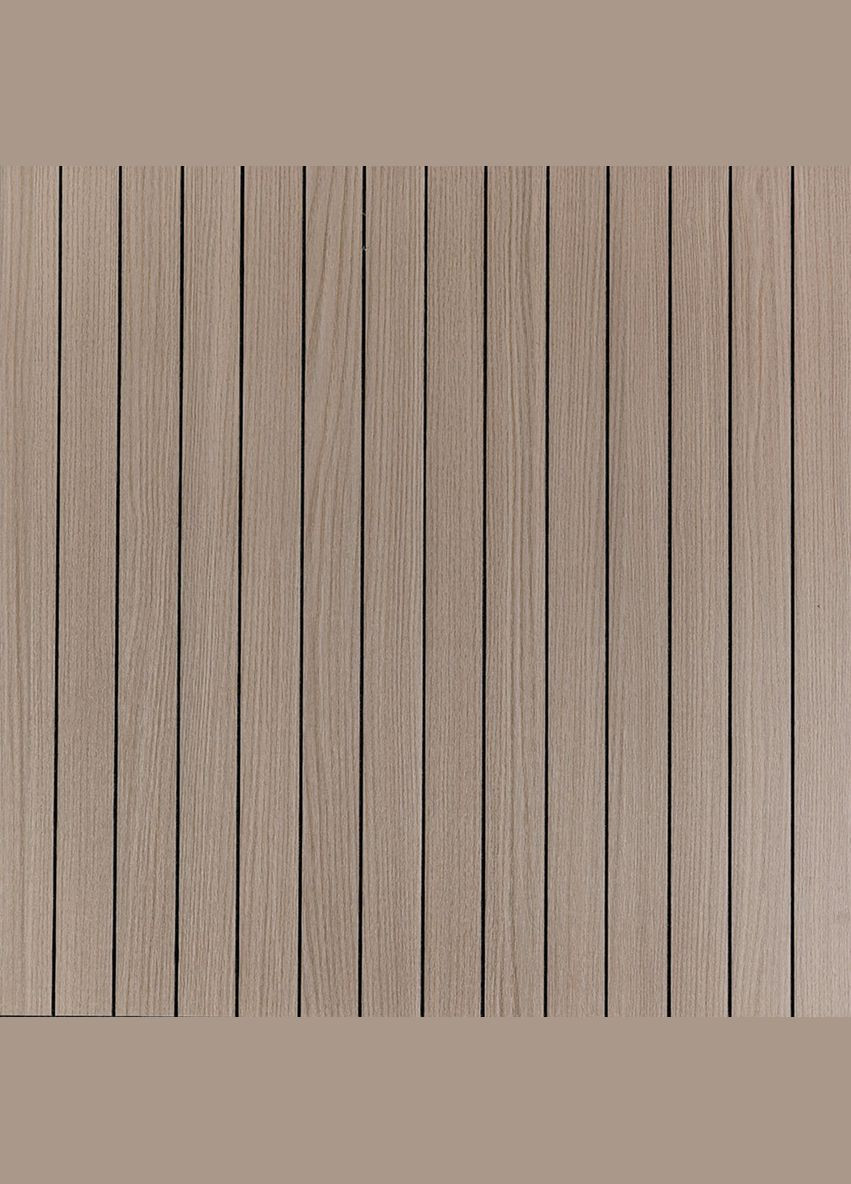 Покриття вінілове самоклеюче 3D рейки 600х600х2,8мм Тік горіховий SW-00002202 Sticker Wall (327089389)