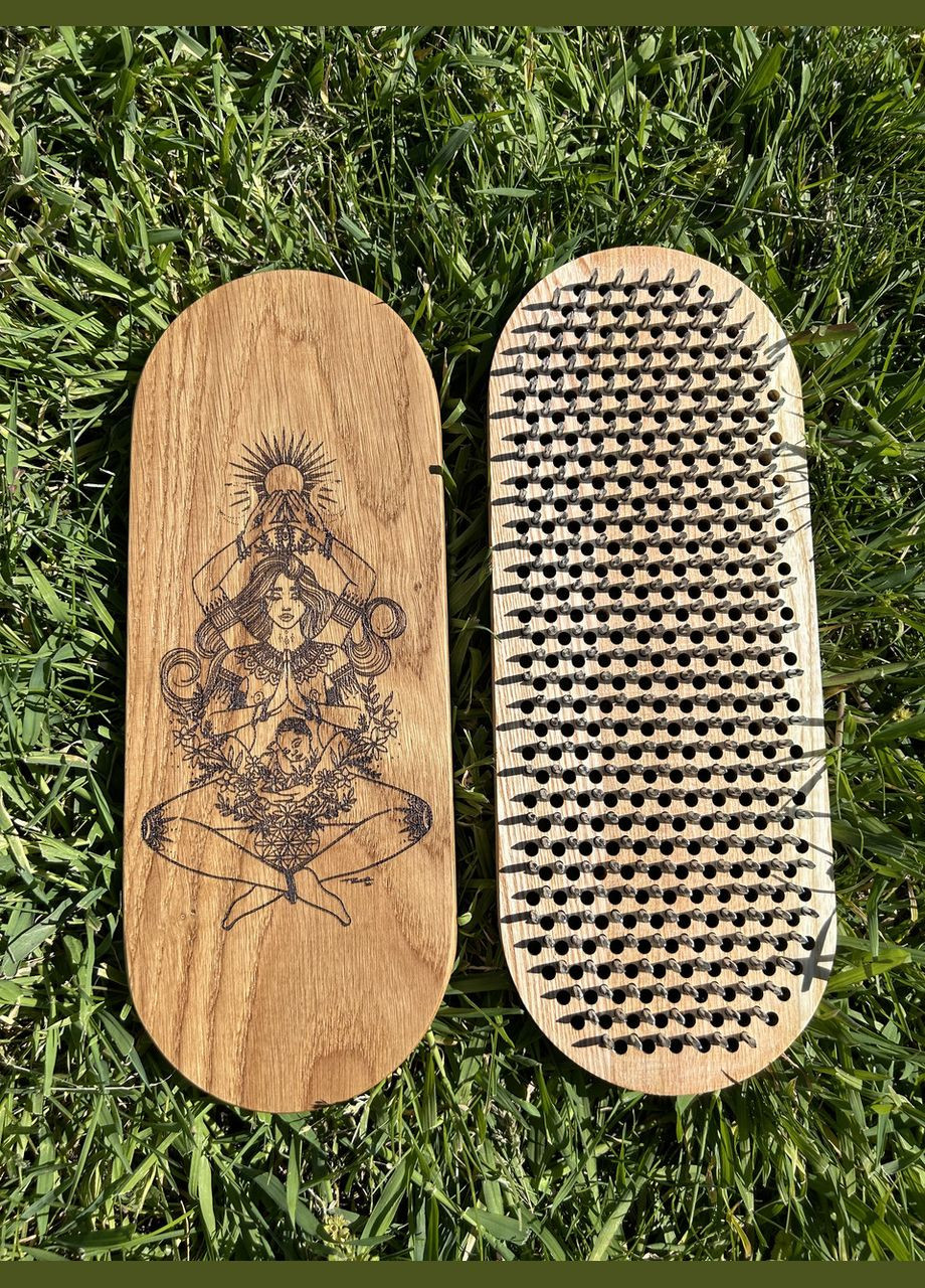 Дошка Садху для новачків крок 10 мм. Дошка з цвяхами. Sadhu board. Handmade (361384758)