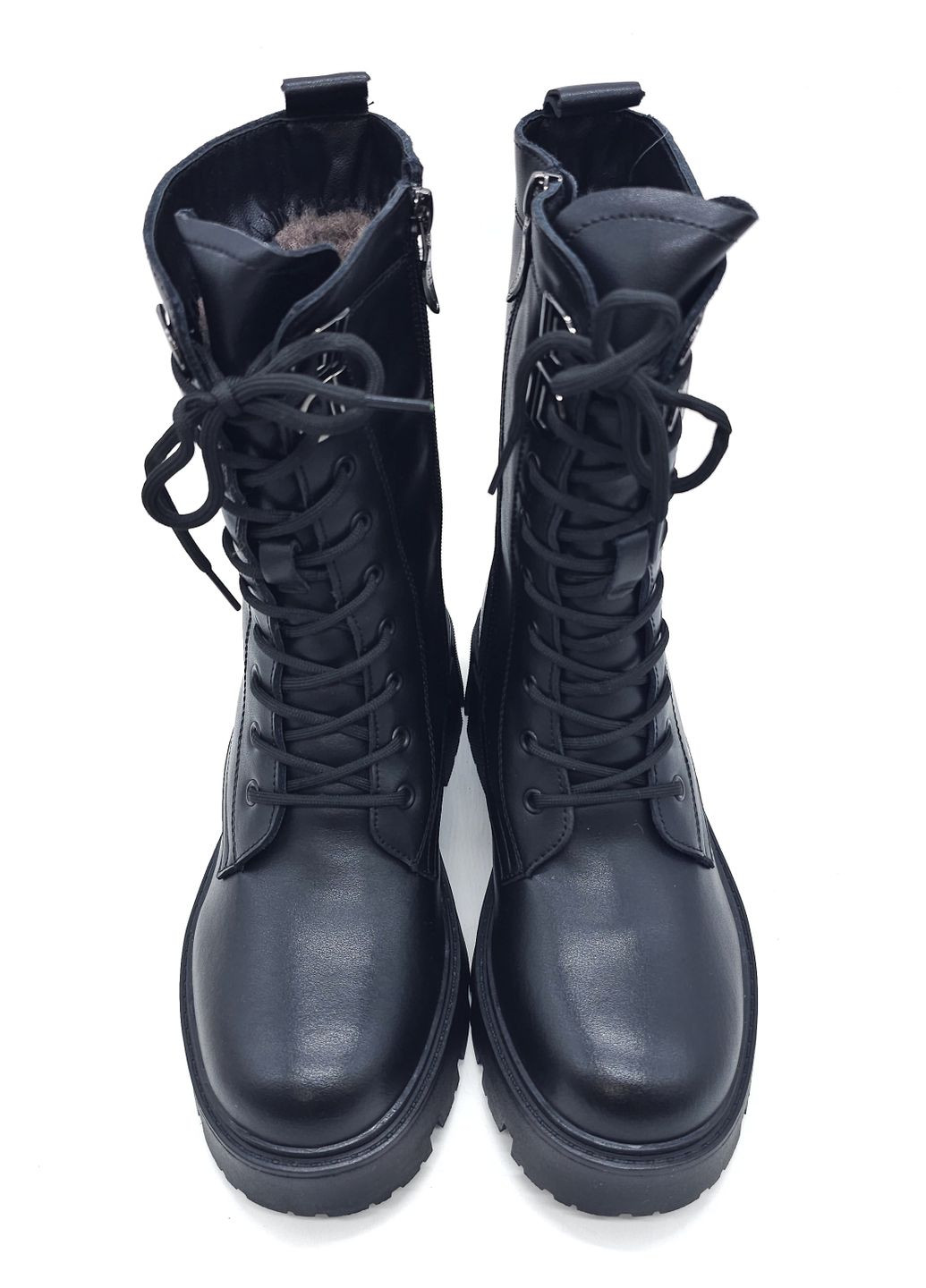 Жіночі черевики зимові чорні шкіряні GU-11-1 23 см (р) Gukker (267313504)