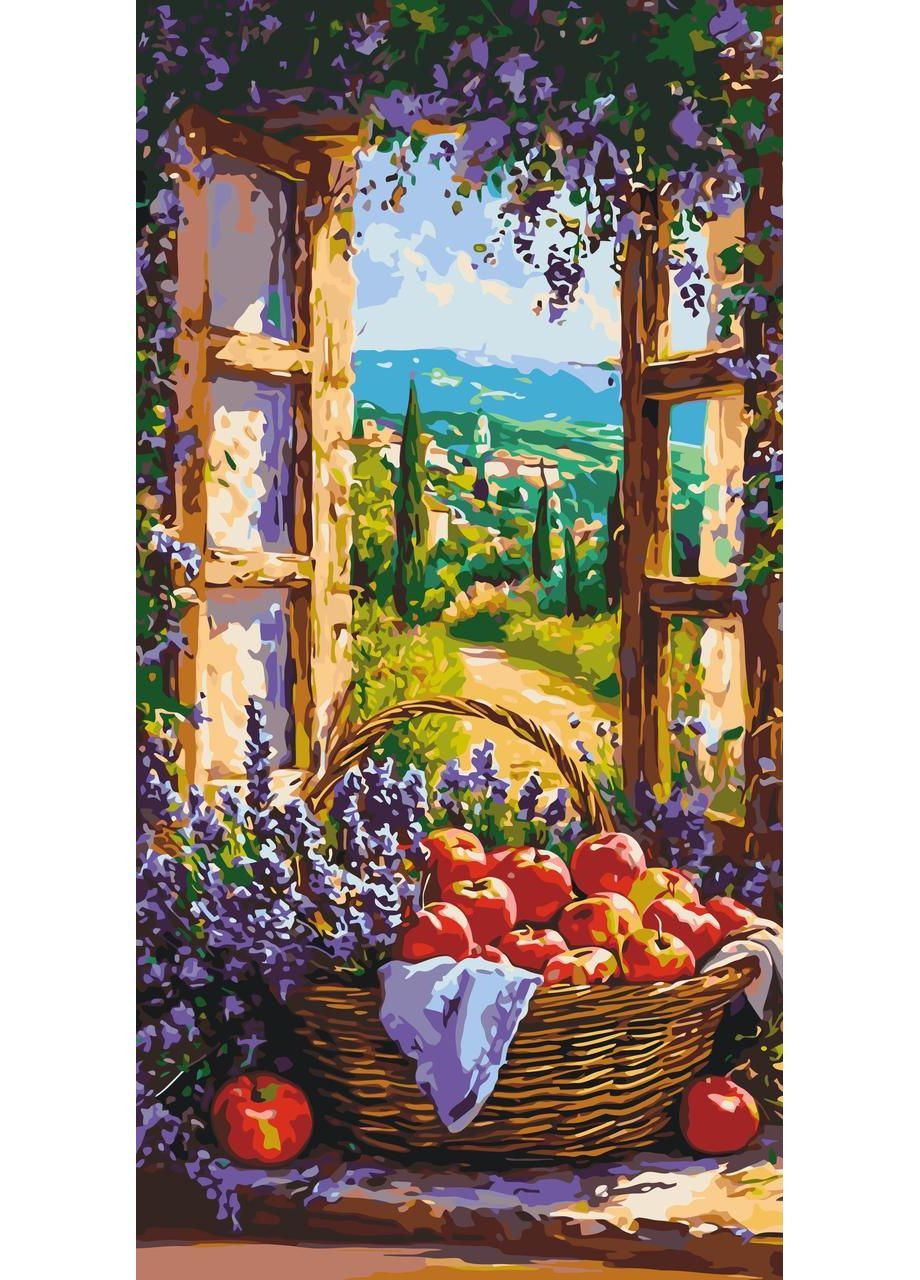 Картина по номерам Пейзаж. Фруктовая корзина 40*80 см Оригами LW 5133 Origami (351586975)