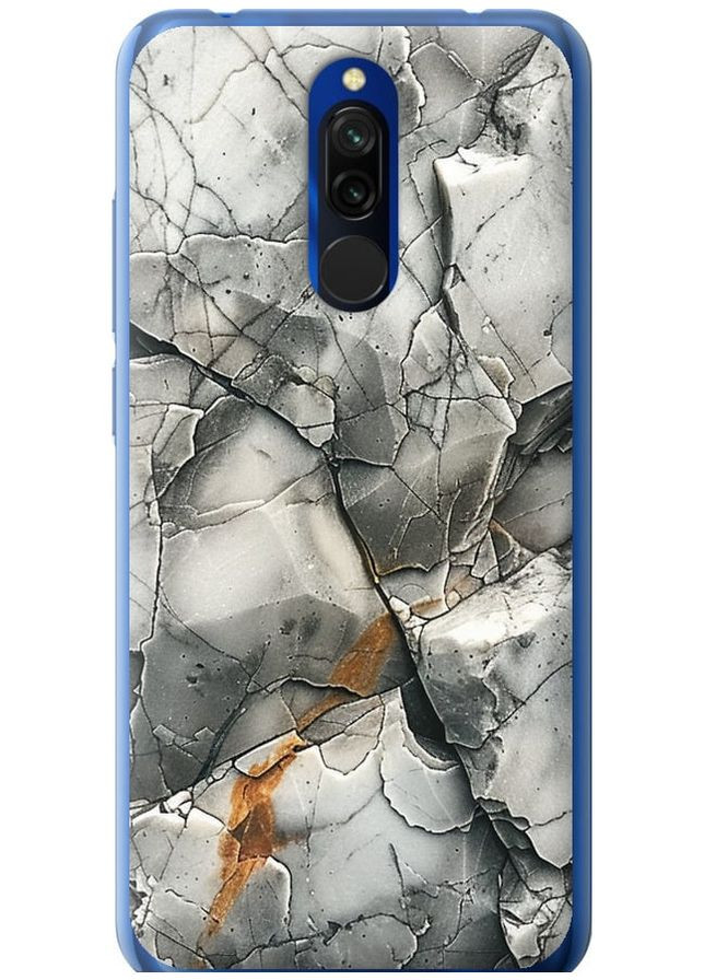 Силиконовый чехол 'Серый мрамор' для Endorphone Xiaomi Redmi 8 (285112285)