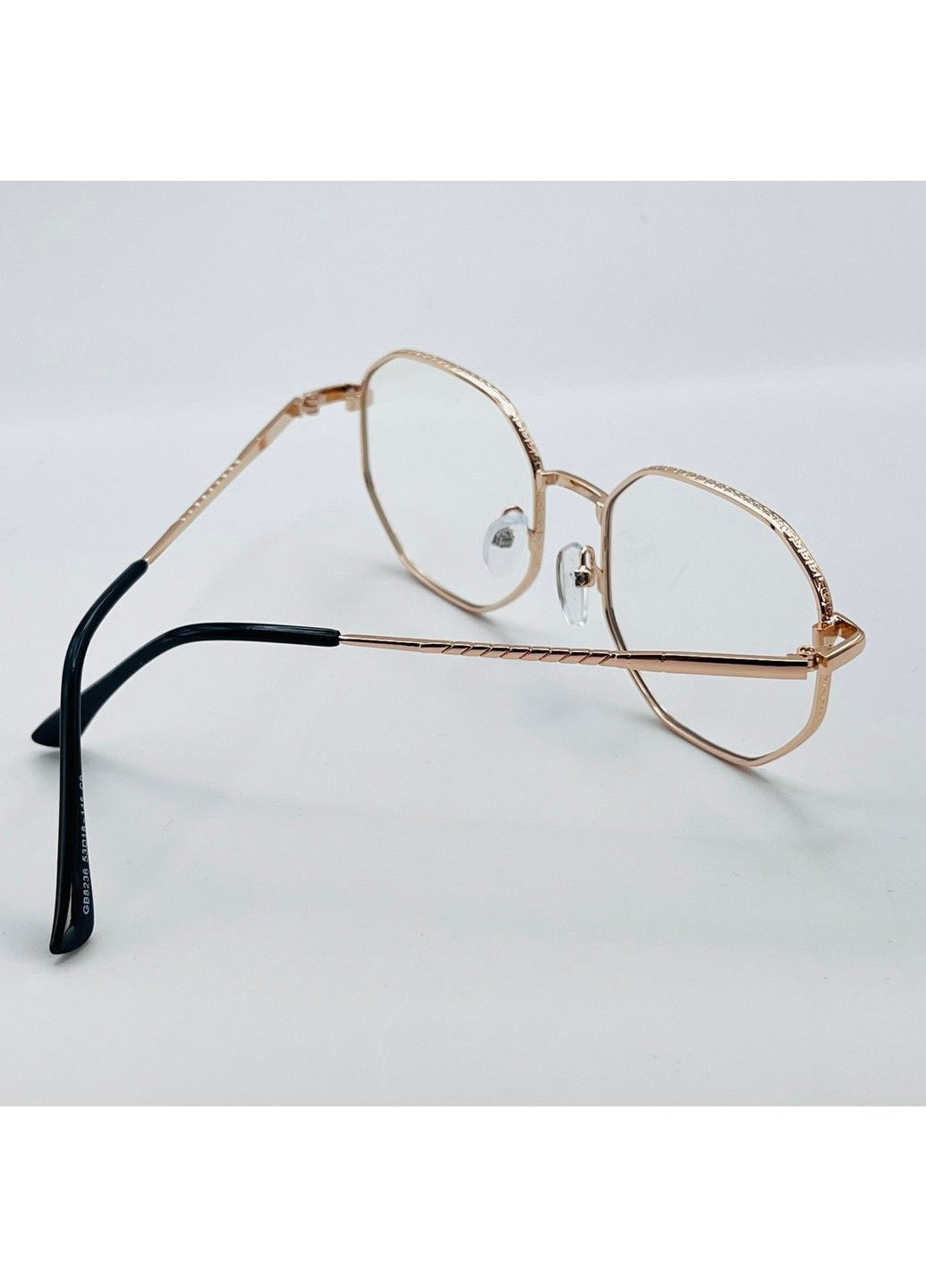 Круглі металеві комп'ютерні окуляри, унісекс золотисті No Brand (328445771)